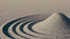 circle sand macro texture