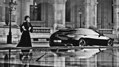 Citroen Numero 9 concept cars vehicle citroën monochrome Women