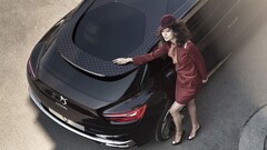 Citroen Numero 9 concept cars Women hat women with cars vehicle