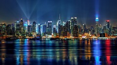 City cityscape new york city