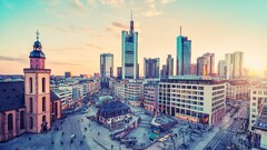 City frankfurt cityscape