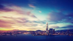 City Hong Kong cityscape Asia sky China