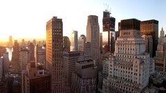 City Manhattan new york city cityscape