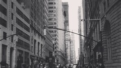 City monochrome cityscape