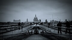 City monochrome People