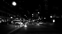 City night cityscape urban dark street black City Lights