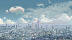 cityscape 5 centimeters per second Anime