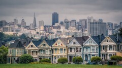 cityscape building House San Francisco overcast