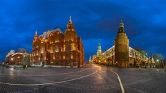 cityscape building street Kremlin Moscow