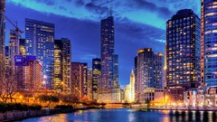 cityscape Chicago hdr USA