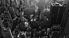 cityscape City architecture monochrome new york city