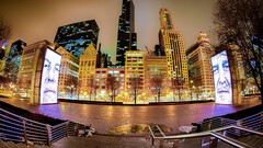 cityscape City urban lights