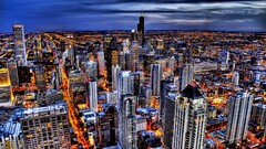 cityscape hdr Chicago USA