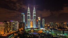 cityscape kuala lumpur Malaysia Petronas Towers