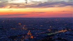 cityscape lights Paris