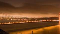 cityscape multiple display San Francisco golden gate bridge USA