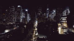 cityscape night lights City dark