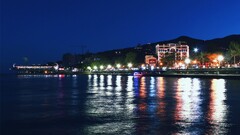 cityscape night lights