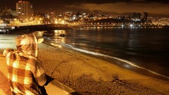 cityscape night lights