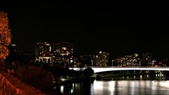 cityscape night night sky