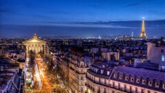 cityscape Paris France Eiffel Tower