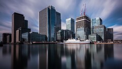 cityscape reflection sky ship