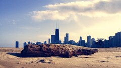 cityscape skyscraper desert Chicago USA