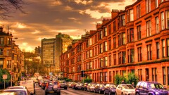 cityscape street City hdr