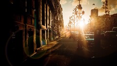 cityscape sunlight Car street