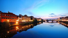 cityscape water Florence Italy arno (river)