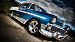 classic car Car vehicle Chevrolet Bel Air low-angle