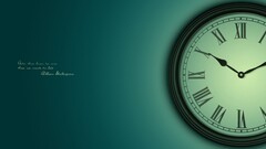 clocks time quote William Shakespeare teal