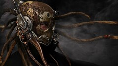 clockwork warrior artwork digital art concept art