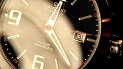 closeup watch numbers