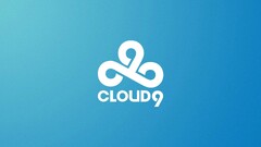 Cloud9 Dota 2 cloud nine cyan blue cyan background