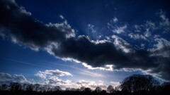 clouds sky nature dark