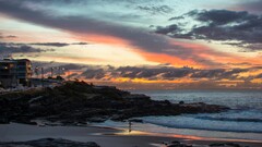 coast beach sunlight outdoors sky clouds Australia Sydney