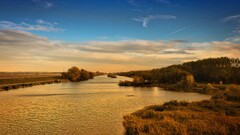 coast nature landscape sky water