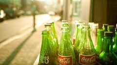 coca-cola bottles urban logo