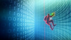 code binary numbers Technology climbing hacking digital art cyan