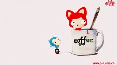 coffee artwork cup Anime