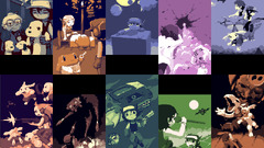 collage Anime pixel art cave story