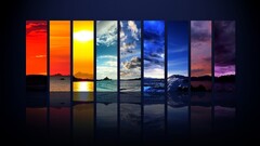 collage digital art nature