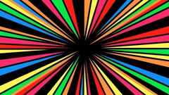 colorful artwork Green red pink blue black digital art