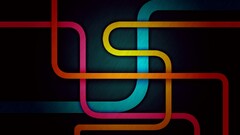 colorful digital art abstract lines artwork