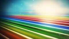 colorful digital art lines