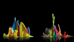 colorful painting photography closeup simple liquid