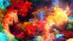 colorful space art nebula Space artwork