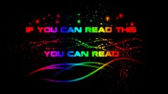 colorful Typography digital art humor