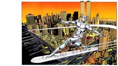comics silver surfer comic art